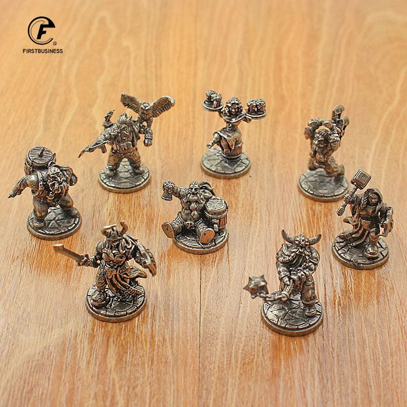 Vintage White Brass Miniature  - Board Game Vintage 评论和价格