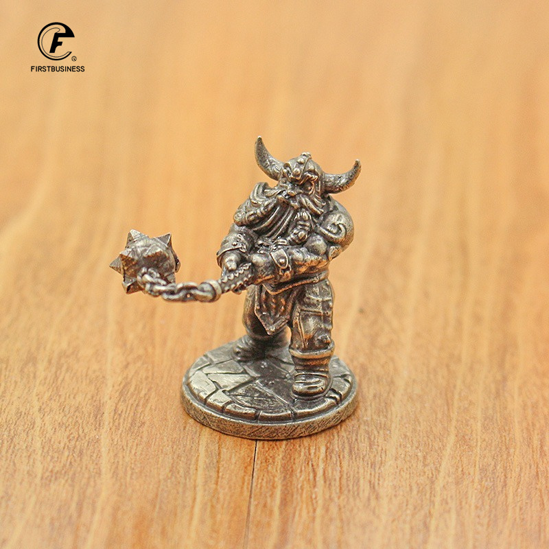 Vintage White Brass Miniature  - Board Game Vintage 评论和价格