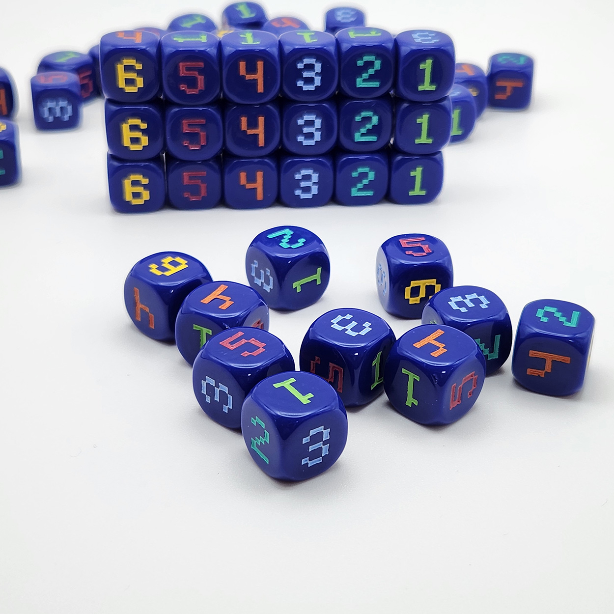 10pcs 14mm 6-Sided Digital Gam - Game Token Counter 评论和价格