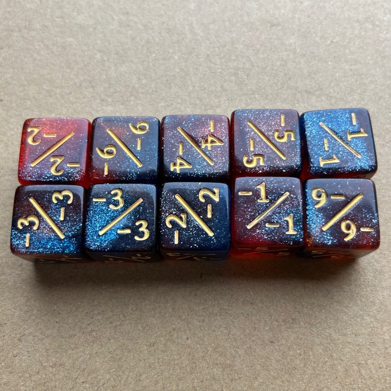 16mm Plus Minus Dice Number 16 - Game Token Counter 评论和价格