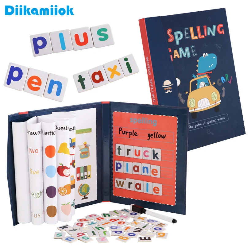 1pc Magnetic Alphabet Spelling - Board Game English For Kids 评论和价格
