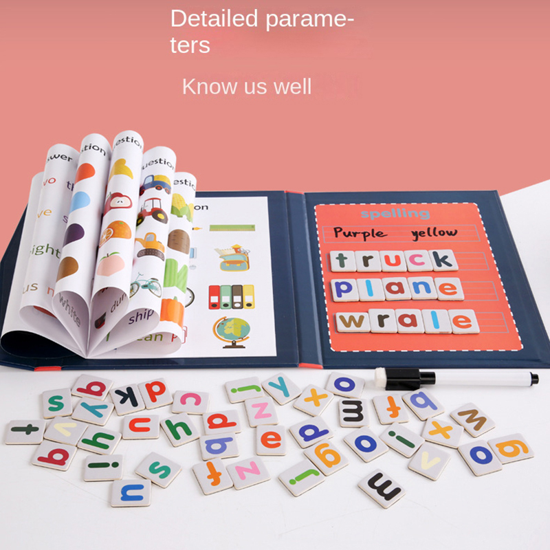 1pc Magnetic Alphabet Spelling - Board Game English For Kids 评论和价格