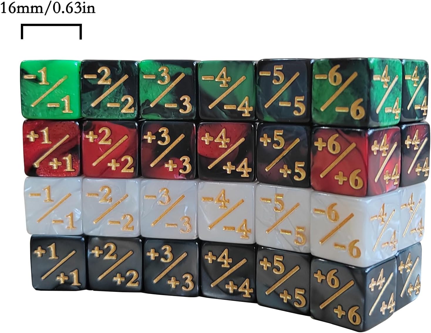 10 Pieces Dice Counters Token  - Game Token Counter 评论和价格