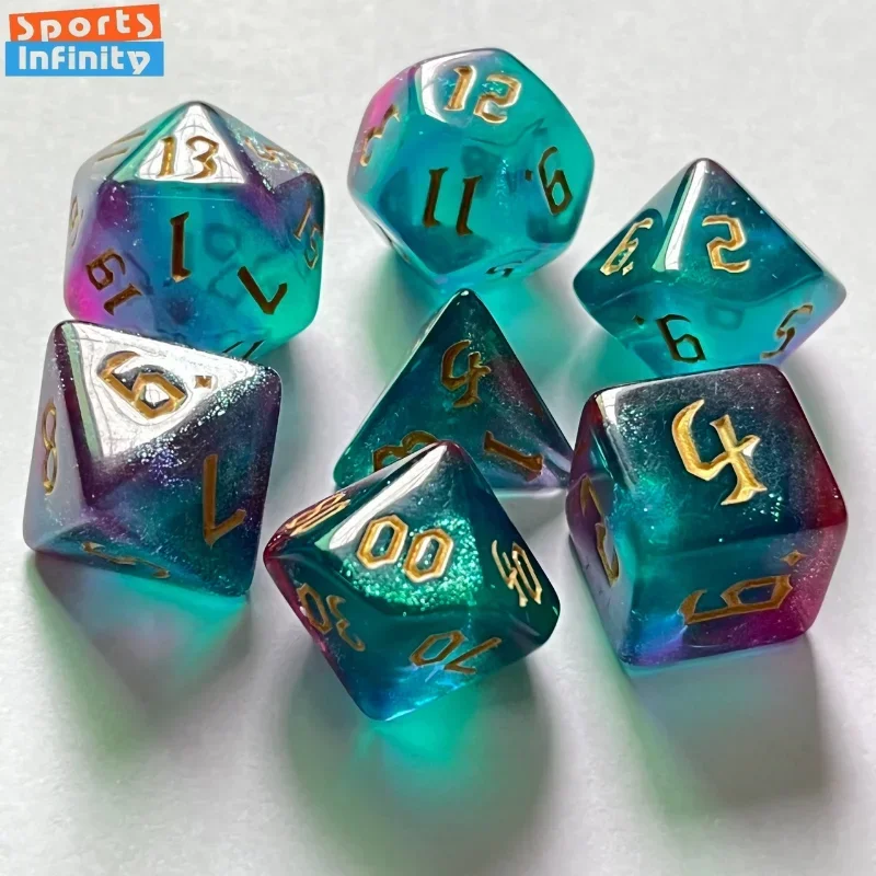 7 Pcs of New Double Colors Dic - Board Game Font 评论和价格