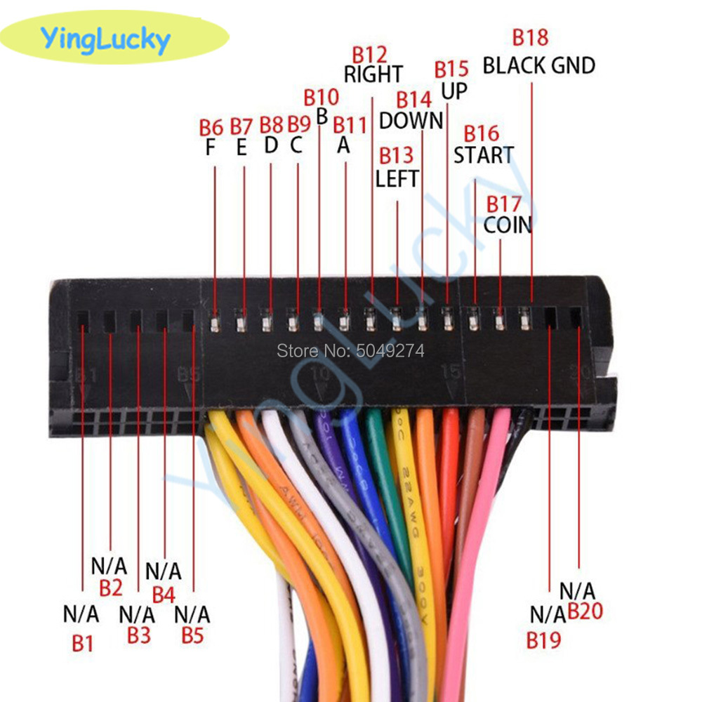 Arcade Cabinet 40-pin Wire Har - Board Game Maker 评论和价格