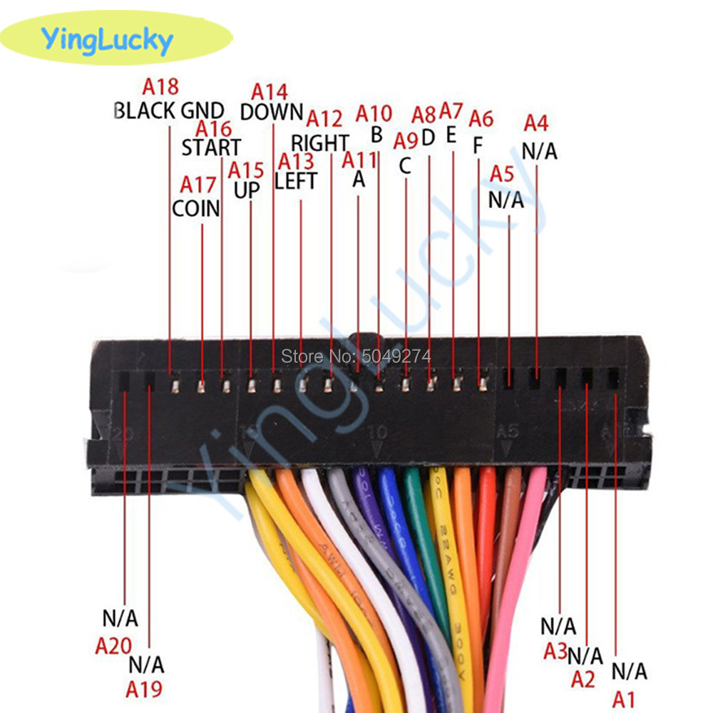 Arcade Cabinet 40-pin Wire Har - Board Game Maker 评论和价格