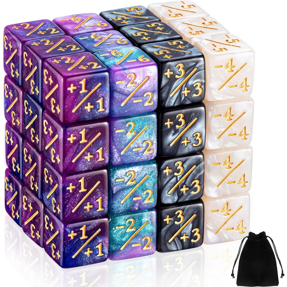 48 Pcs Counter Dice -1/+1 Coun - Game Token Counter 评论和价格