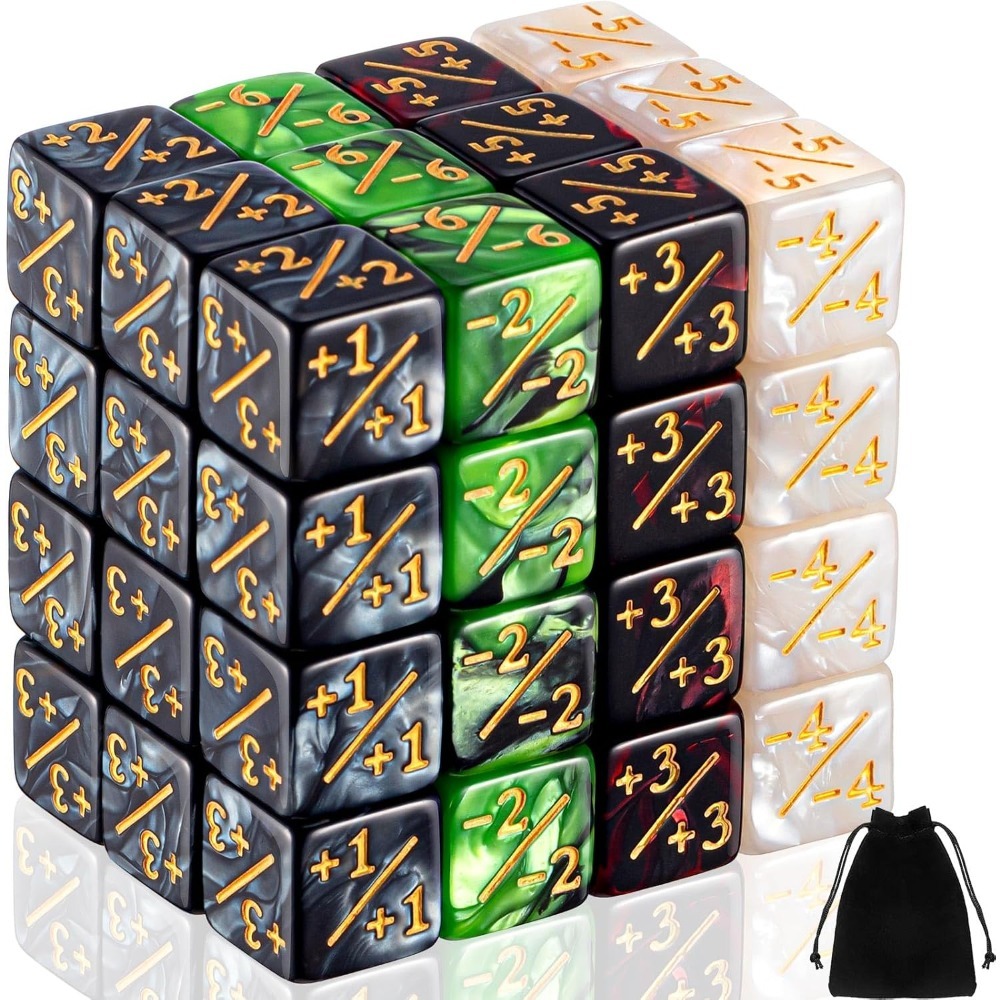 48 Pcs Counter Dice -1/+1 Coun - Game Token Counter 评论和价格