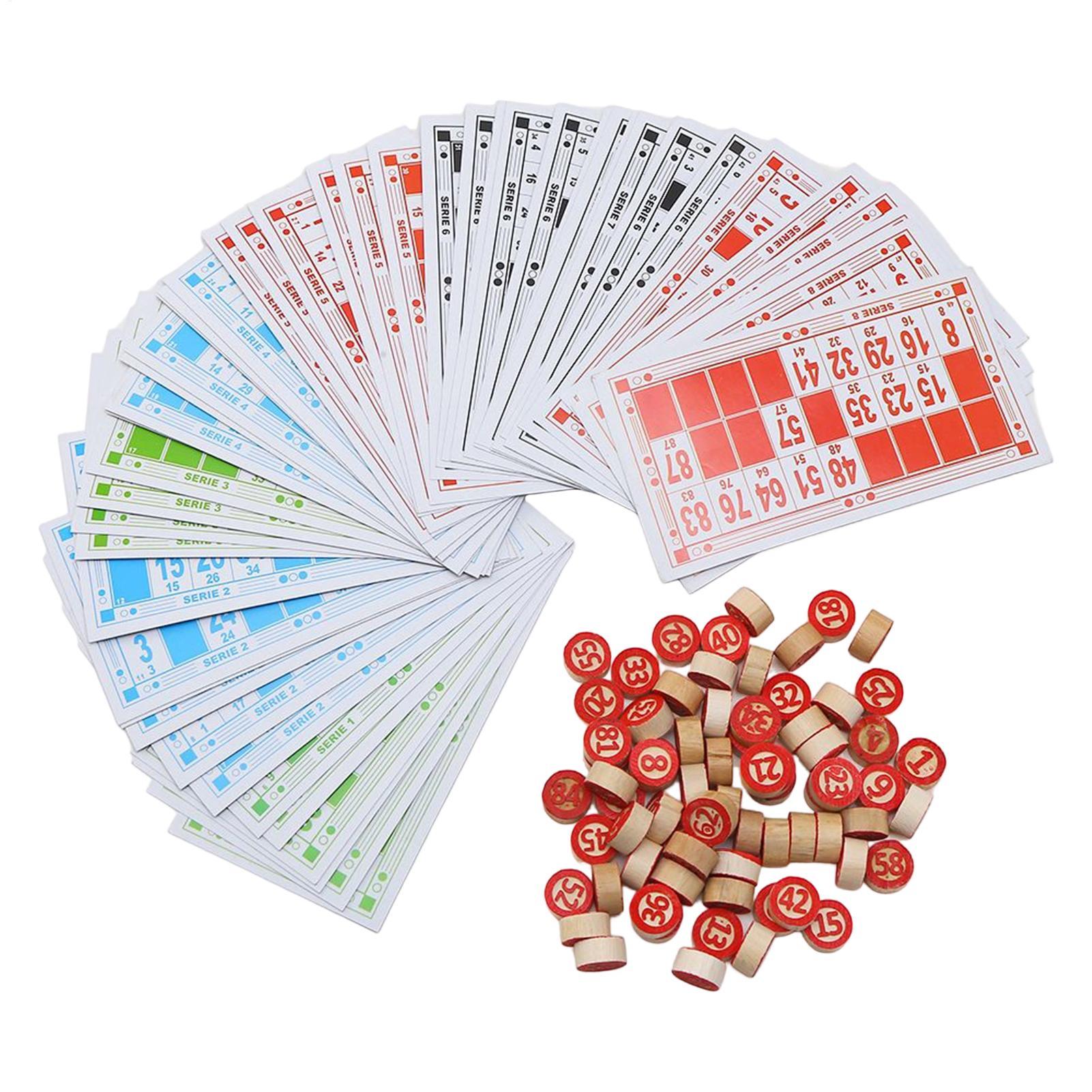 Vintage Wooden Bingo Game Set  - Board Game Vintage 评论和价格