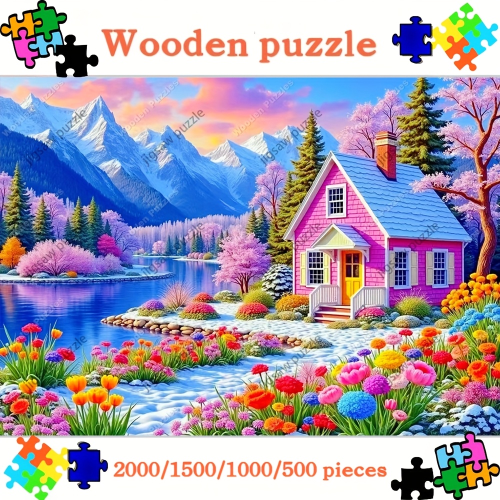 2000/1500/1000/500pcs Wooden J - Jigsaw Puzzle Adult 评论和价格