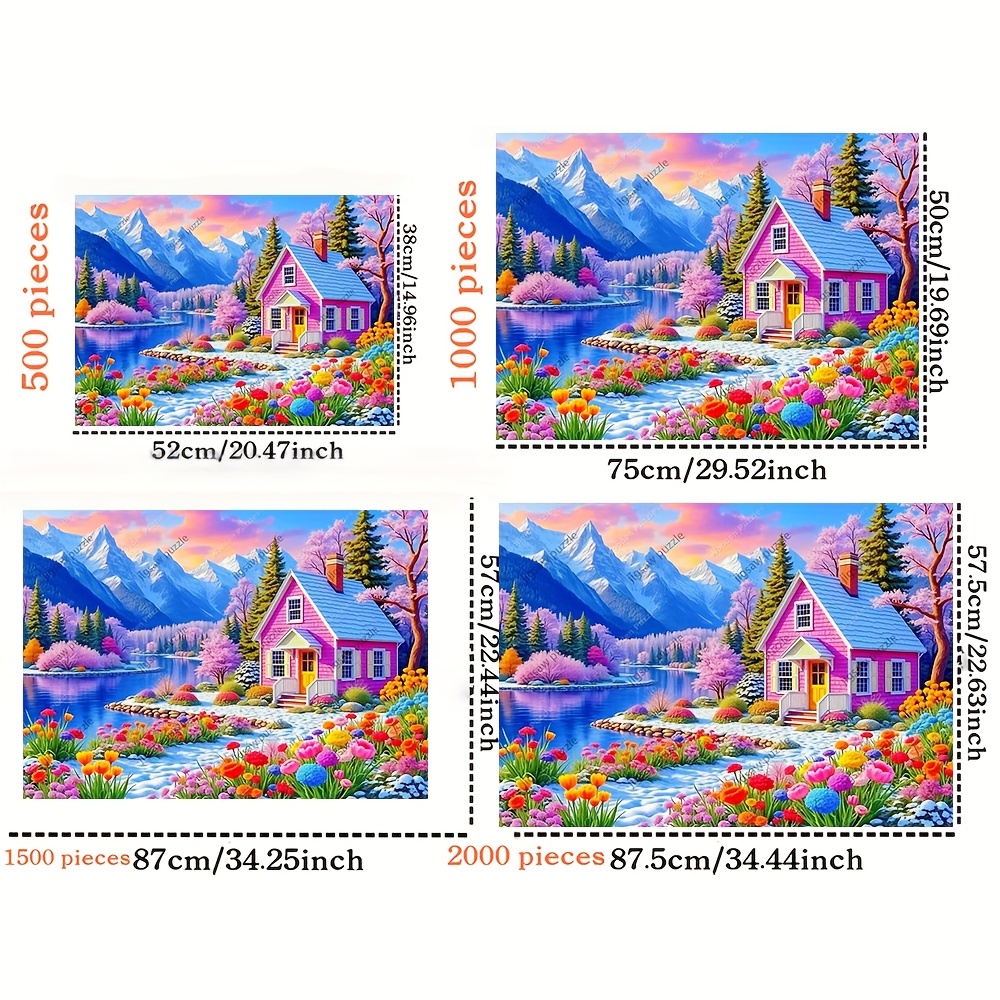 2000/1500/1000/500pcs Wooden J - Jigsaw Puzzle Adult 评论和价格