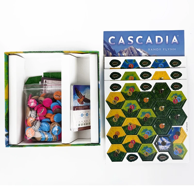 Cascadia Board Game LANDMARKS  - Board Game English For Kids 评论和价格