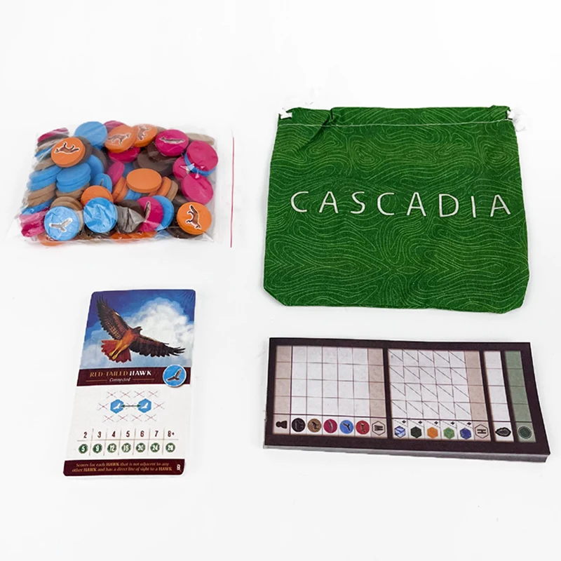 Cascadia Board Game LANDMARKS  - Board Game English For Kids 评论和价格