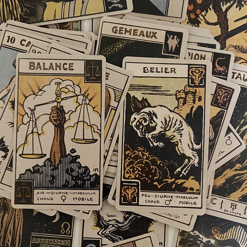 vintage zodiac oracle cards 48 - Board Game Vintage 评论和价格