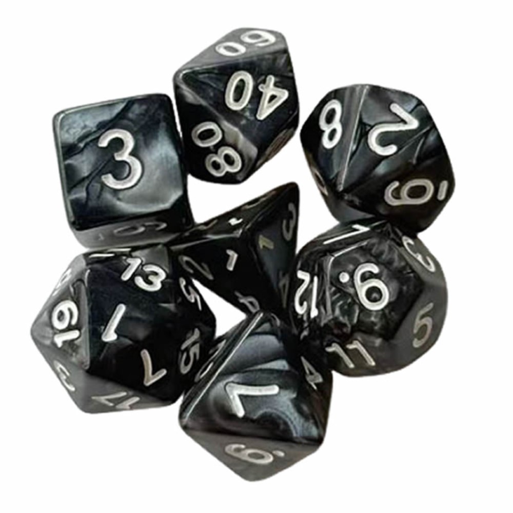 7pcs Dice Set Board Games Roll - Game Token Counter 评论和价格