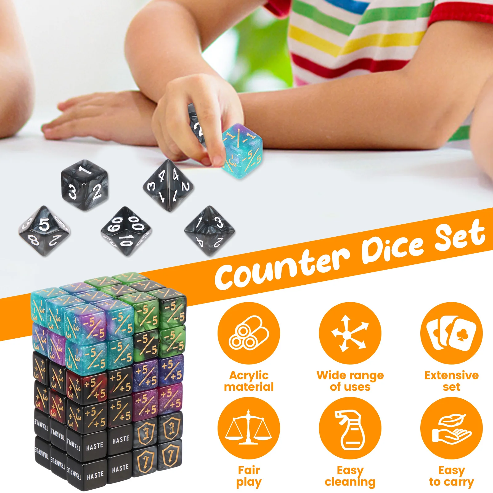 78Pcs MTG Counter Dice Set wit - Game Token Counter 评论和价格