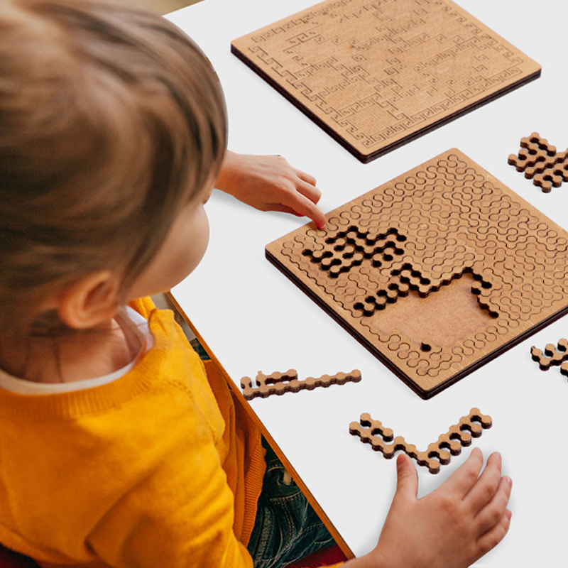 Impossible Wooden Puzzle IQ Pu - Jigsaw Puzzle Adult 评论和价格