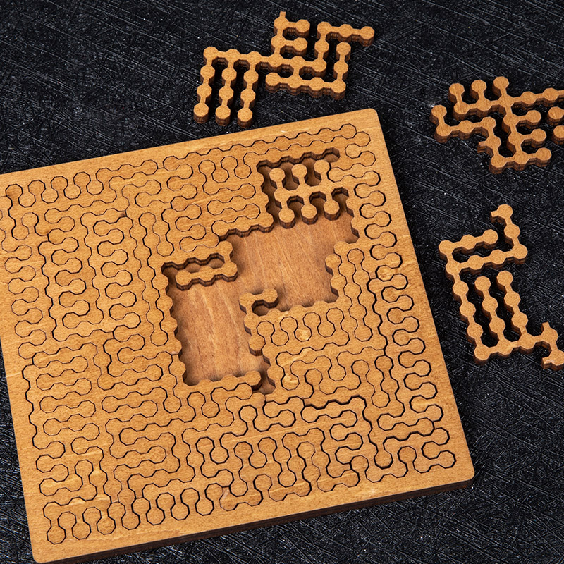 Impossible Wooden Puzzle IQ Pu - Jigsaw Puzzle Adult 评论和价格