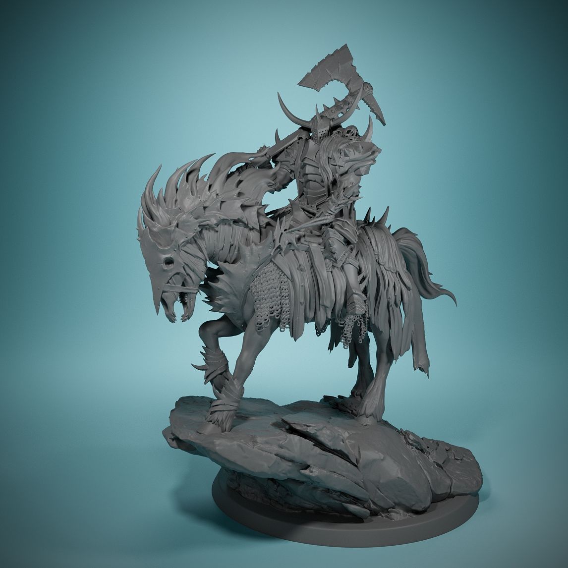 80mm Dark Night Death Horse Bo - Board Game Night 评论和价格