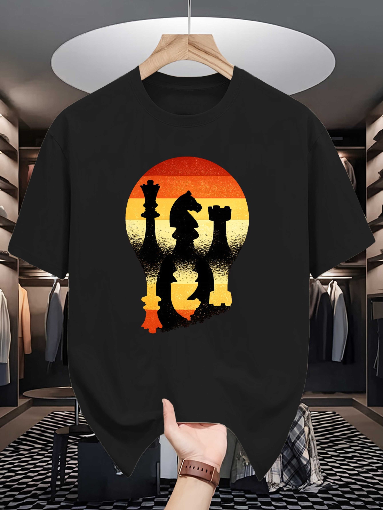 Chess Silhouette Sunset Lightb - Board Game Vintage 评论和价格