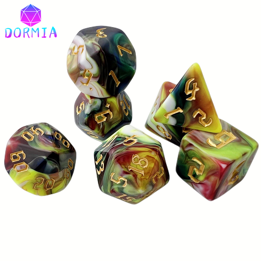 DND Cube Blending Colours Dice - Board Game Font 评论和价格
