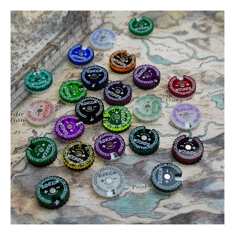 20mm Wounds Tracker 1set/ONE s - Game Token Counter 评论和价格