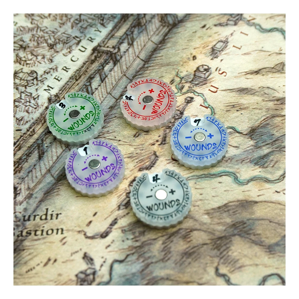 20mm Wounds Tracker 1set/ONE s - Game Token Counter 评论和价格