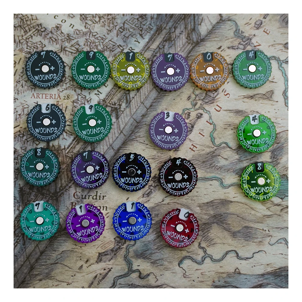 20mm Wounds Tracker 1set/ONE s - Game Token Counter 评论和价格
