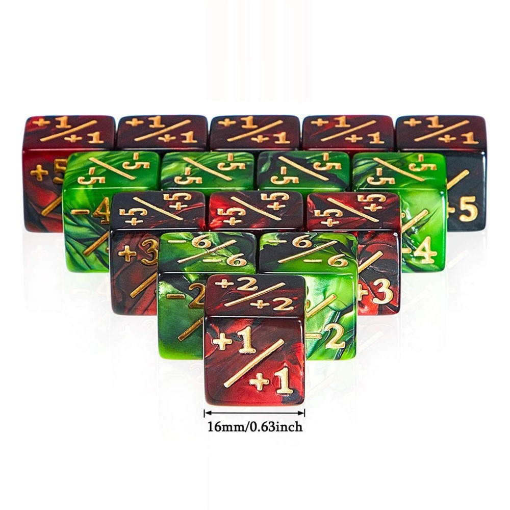 10PCS 16mm 6 Side Dice Counter - Game Token Counter 评论和价格
