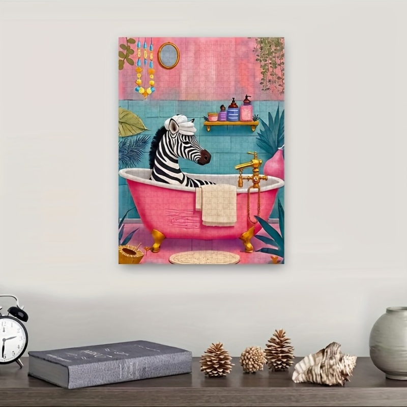 1000pcs Zebra in Bubble Bath J - Jigsaw Puzzle Adult 评论和价格